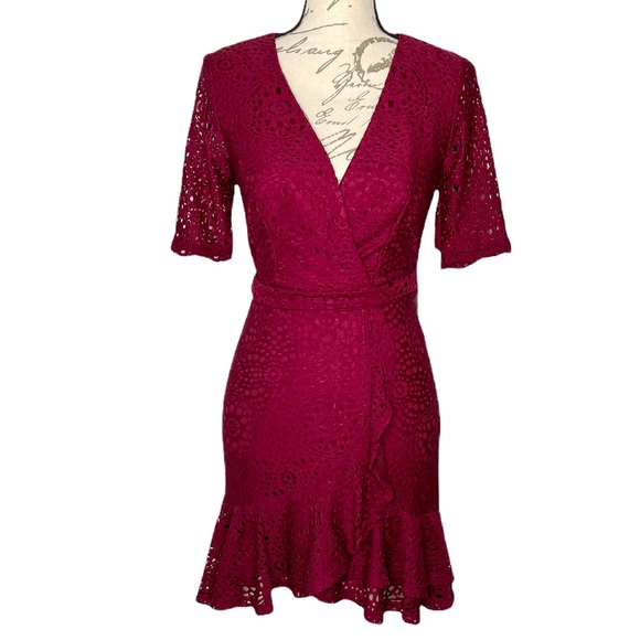 City Vibe Dresses & Skirts - City Vibe tie front wrap dress size 3